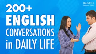 200 English Conversation Dialogues in Real Life with Common Phrases [upl. by Aniluj402]