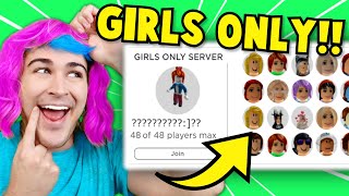 I Played ADOPT ME Until I Went UNDERCOVER In A GIRLSONLY SERVER I GOT CAUGHT Roblox [upl. by Leund606]