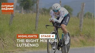 Dauphiné 2021  Stage 4  Highlights The right mix for Lutsenko [upl. by Jenette]