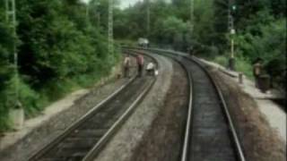 Historische Bahnaufnahmen  Streckenausbau Bundesbahn [upl. by Yanad]