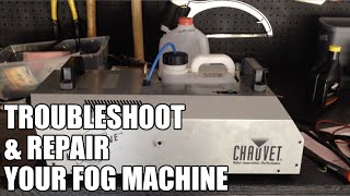 Fog Machine Troubleshooting and Repair [upl. by Nebra]