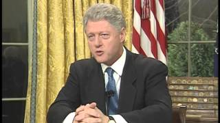 President Clintons Address to the Nation on Kosovo 1999 [upl. by Jackelyn]