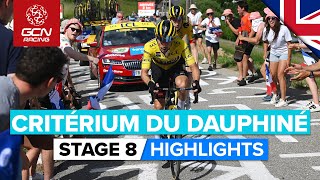 Dominance At The Top Of The GC  Critérium Du Dauphiné 2022 Stage 8 Highlights [upl. by Compton]