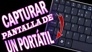 Como Capturar la Pantalla de un Portatil [upl. by Suiluj697]