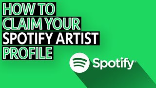 How to claim your Spotify Artist profile [upl. by Piselli943]