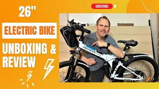 2025s HOTTEST Folding Electric Bike Ancheer 26inch Review [upl. by Iarahs]