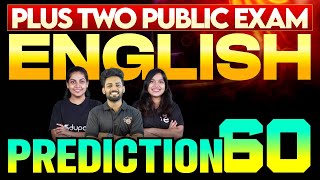 Plus Two Public Exam English  Prediction 60  Eduport Plus Two [upl. by Piefer]