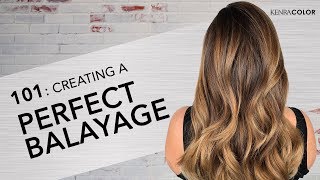 101 Learning the Basics of Balayage  Kenra Color [upl. by Sclater]