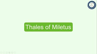 Thales of Miletus [upl. by Nnylahs]