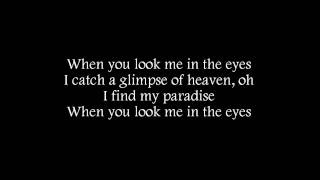 Jonas Brothers  When You Look Me In The Eyes Lyrics on Screen [upl. by Roxanne]