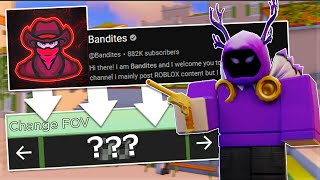 Using BANDITES SETTINGS In Roblox Arsenal [upl. by Anaujit]