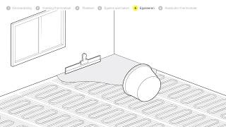 Hoe plaats je een elektrisch vloerverwarming [upl. by Ecirpac]