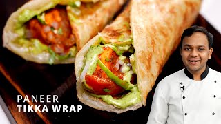 Paneer Tikka Wrap  Work From Home Recipes  Easy Paneer Rolls  CookingShooking [upl. by Etsirhc]