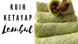 Resepi kuih ketayap  Kuih Muih Tradisional Melayu [upl. by Ynohtnad]