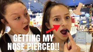 GETTING MY NOSE PIERCED  Brooke Sanchez [upl. by Notnirb]