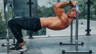 Full Body HOME WORKOUT with Parallettes  Frank Medrano [upl. by Heffron]