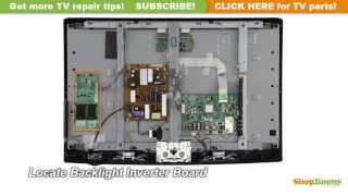 LCD TV Repair Tutorial  How to Replace the Backlight Inverter Board in LG amp Philips LCD TVs [upl. by Reibaj]