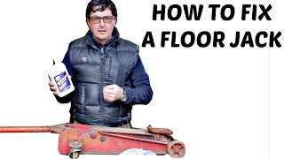 How To Fix A Floor Jack Like A Pro [upl. by Nowahs]