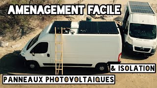 Aménagement électricité isolation panneaux solaires dans un fourgon  camion partie1 [upl. by Merkle]