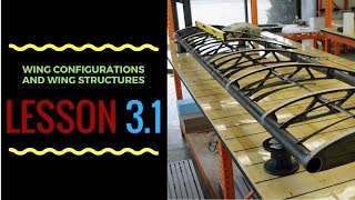 Lesson 3  Part 1  Wing Configurations and Wing Structures [upl. by Essiralc]