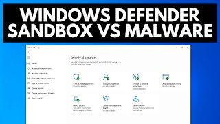 Windows Defender Sandbox Test vs Malware [upl. by Aisela]