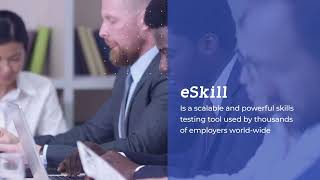 PreEmployment Hiring Assessments amp Skills Testing Tour  eSkill [upl. by Gnim]