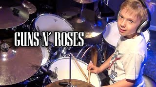 Paradise City 6 year old Drummer Guns N Roses [upl. by Sinned]