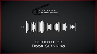 Door Slamming  HQ Sound Effects [upl. by Trueman905]