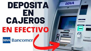 Como depositar efectivo en cajero Bancomer [upl. by Hallette]