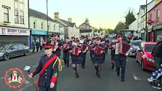 Stratffordstown Accordion Band  Randalstown Sons Of Ulster Parade 2024 [upl. by Pega]