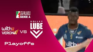 Verona vs Lube  Highlights  SuperLega  Playoffs [upl. by Lowrie897]