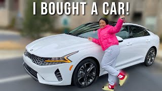 VLOG GETTING A NEW 2021 CAR AT 18 test drive down payment etc  Saria Raine [upl. by Klos]