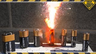 4 Experiments with Batteries We Explores Battery Explosion Battery Blast amp More In This Experiment [upl. by Herrera]