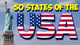 The 50 States of the USA Fun Song [upl. by Eniluj513]