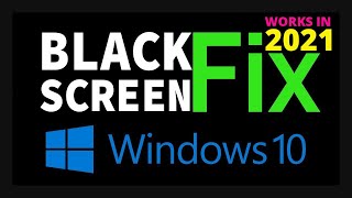 How to fix Black Screen after boot on Windows 10  Easy Method amp 100 working [upl. by Alpert630]