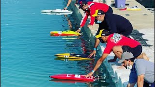 RC Boats RACE In Abu Dhabi Traxxas M41 Spartan Mono Pro boat Horizon [upl. by Emmet]