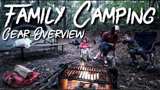 Family Camping  Our Gear Overview [upl. by Atnaloj277]