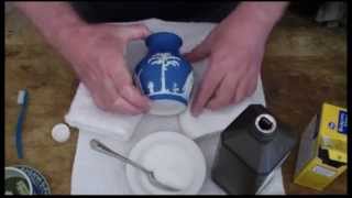 How To Clean Wedgwood Jasper Ware BasReliefs [upl. by Annoeik]