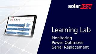 Power Optimizer Replacement SolarEdge Monitoring [upl. by Broderick300]