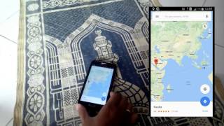 How to find Qibla Direction with Google Maps [upl. by Ahsemat]