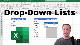 How to Create DropDown List in Excel [upl. by Raimondo848]