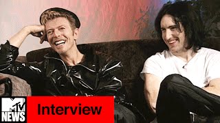 David Bowie amp Trent Reznor 1995 Interview with Kurt Loder  MTV News [upl. by Uriiah]