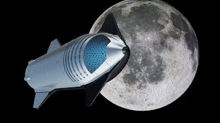 SpaceX Starship Moon Landing [upl. by Leahcim321]