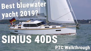 Sirius 40DS Decksalon Sailboat Tour 2019 PTC Review [upl. by Torras165]