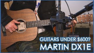 Martin DX1e Koa 2019 Review  Awesome Acoustic Guitar Under 600 [upl. by Vevine]