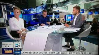 Śmiech prezenterki na wizji  TVN24  zabawki  1102016 [upl. by Frodina567]