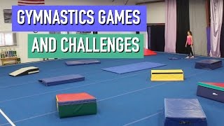 10 FUN Gymnastics Games and Challenges [upl. by Yazbak794]