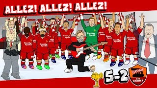 🏆ALLEZ ALLEZ ALLEZ 52🏆 Liverpool vs Roma Champions League SemiFinal 2018 goals highlights [upl. by Ilujna]