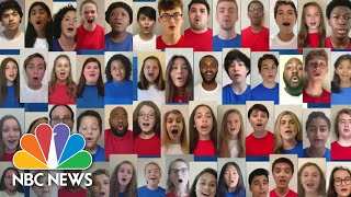 Watch Singers From Around The US Sing The National Anthem To Open The DNC  NBC News [upl. by Rene]