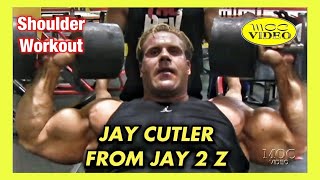 Jay Cutler  Shoulder Workout At Venice Golds  From Jay 2 Z DVD 2007 [upl. by Archangel]